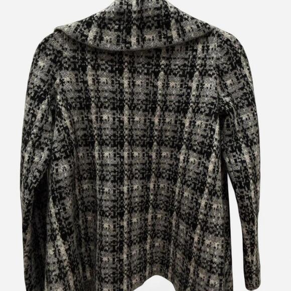 Christian Siriano black and grey wool blend sweater #winterknits - Picture 4 of 7